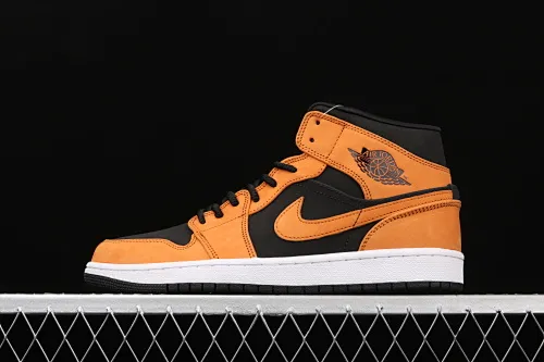 All categories Air Jordan Jordan series basketball shoes Air Jordan 1 Mid Air Jordan 1 Mid AJ1 Joe 1 wheat color China basketball shoes DB5453-700